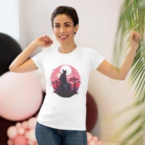 Women's Triblend Tee Pink Samurai