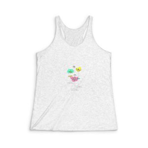 Hope Dream Future Simple Vintage Womens Tri Blend Racerback Tank