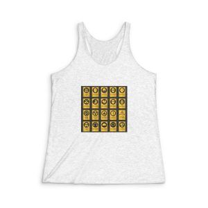 Health Safety Signs Safety Equipment Must Be Worn Womens Tri Blend Racerback Tank