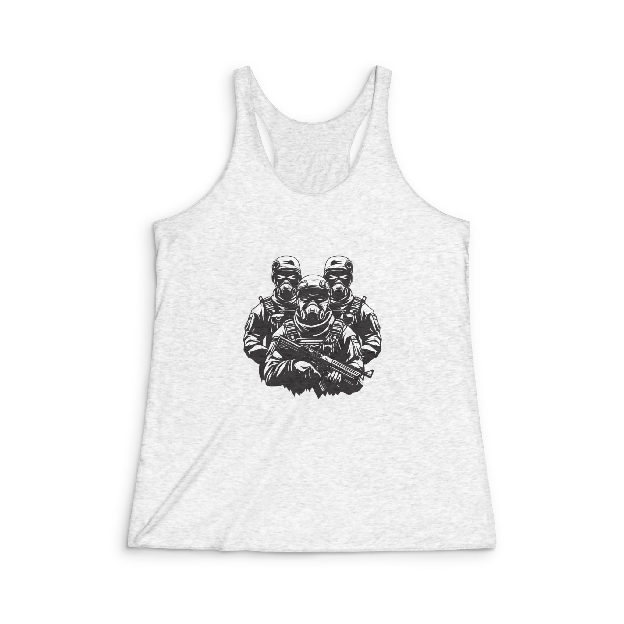 Original Design 357D79 Womens Tri Blend Racerback Tank