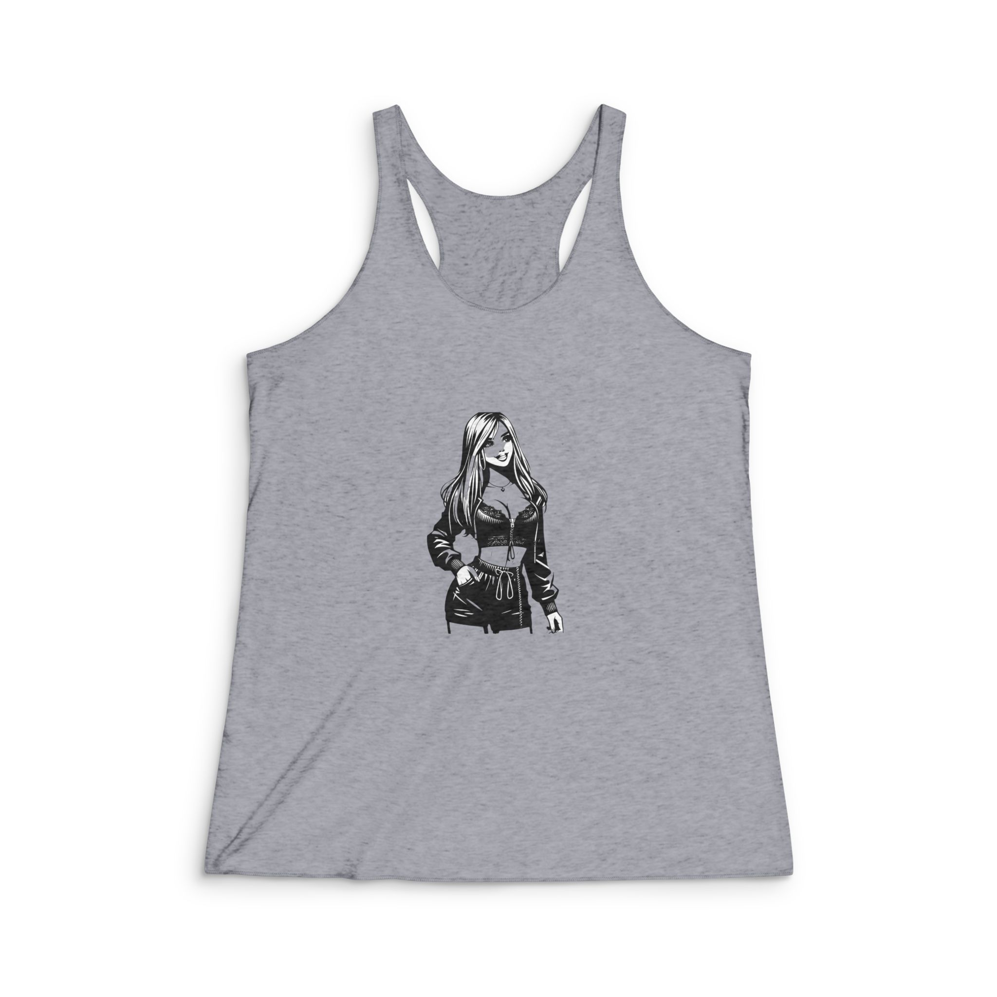 Original Design DF9827 Womens Tri Blend Racerback Tank - Image 4