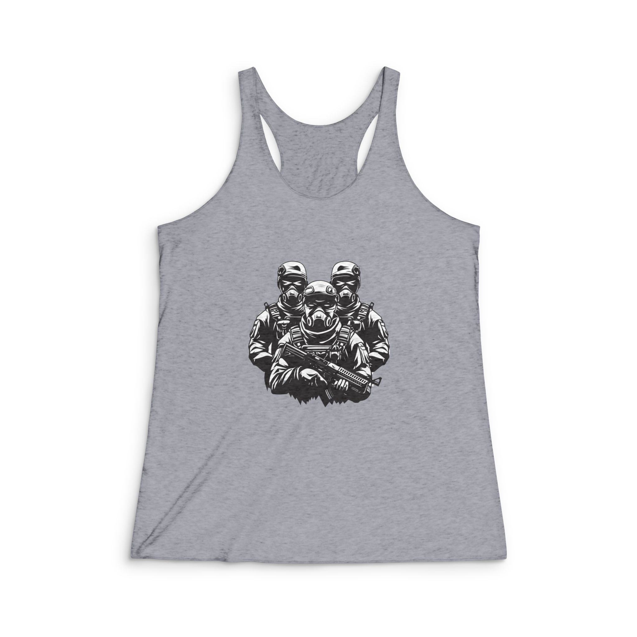 Original Design 357D79 Womens Tri Blend Racerback Tank - Image 4