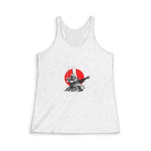 Golden Samurai Womens Tri Blend Racerback Tank