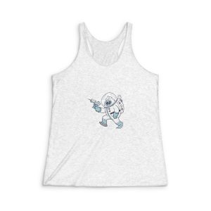 Illustration Cartoon Character As Nft Digital Art (1) Womens Tri Blend Racerback Tank