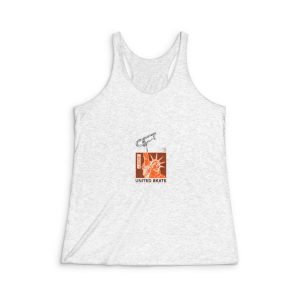 Liberty United Skate Street Vintage Womens Tri Blend Racerback Tank
