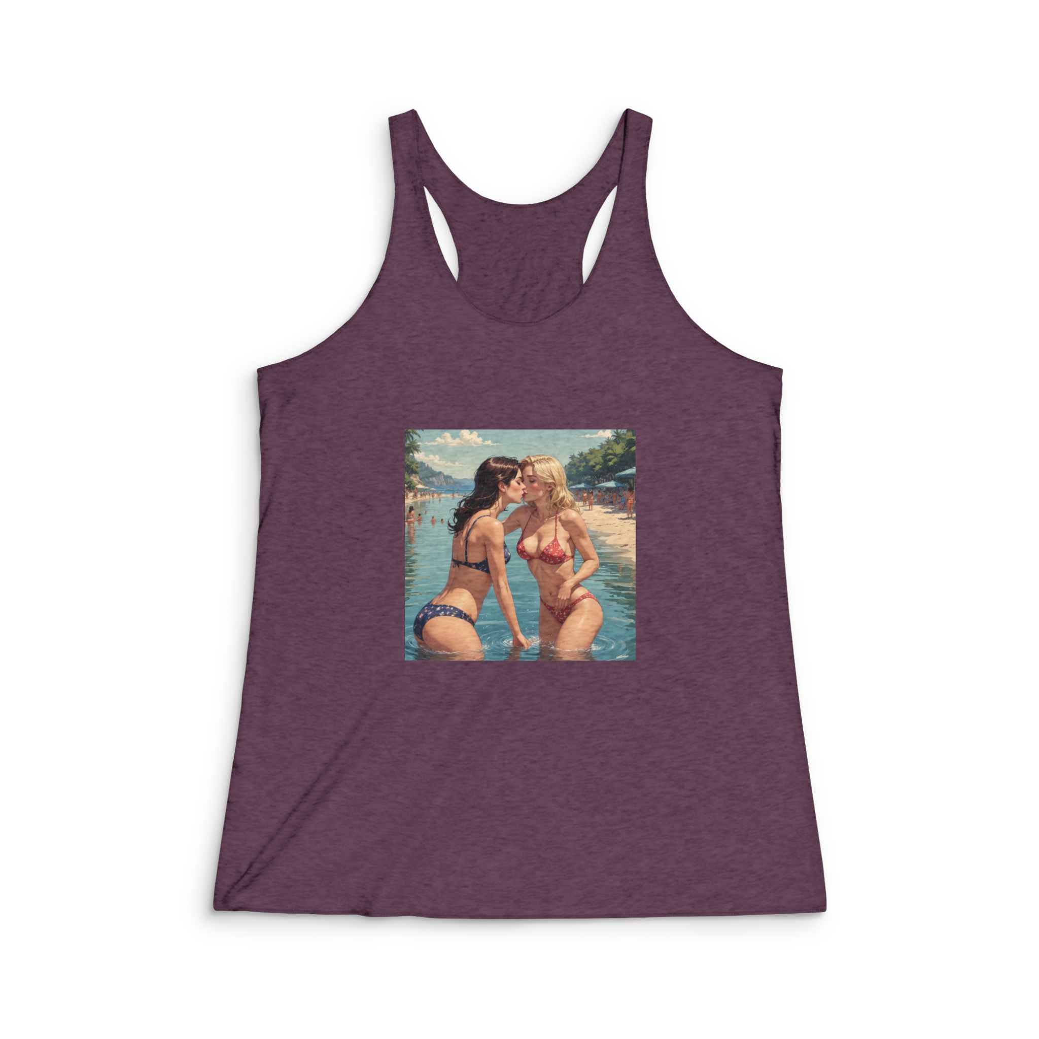 Original Design 2DE13A Womens Tri Blend Racerback Tank - Image 5