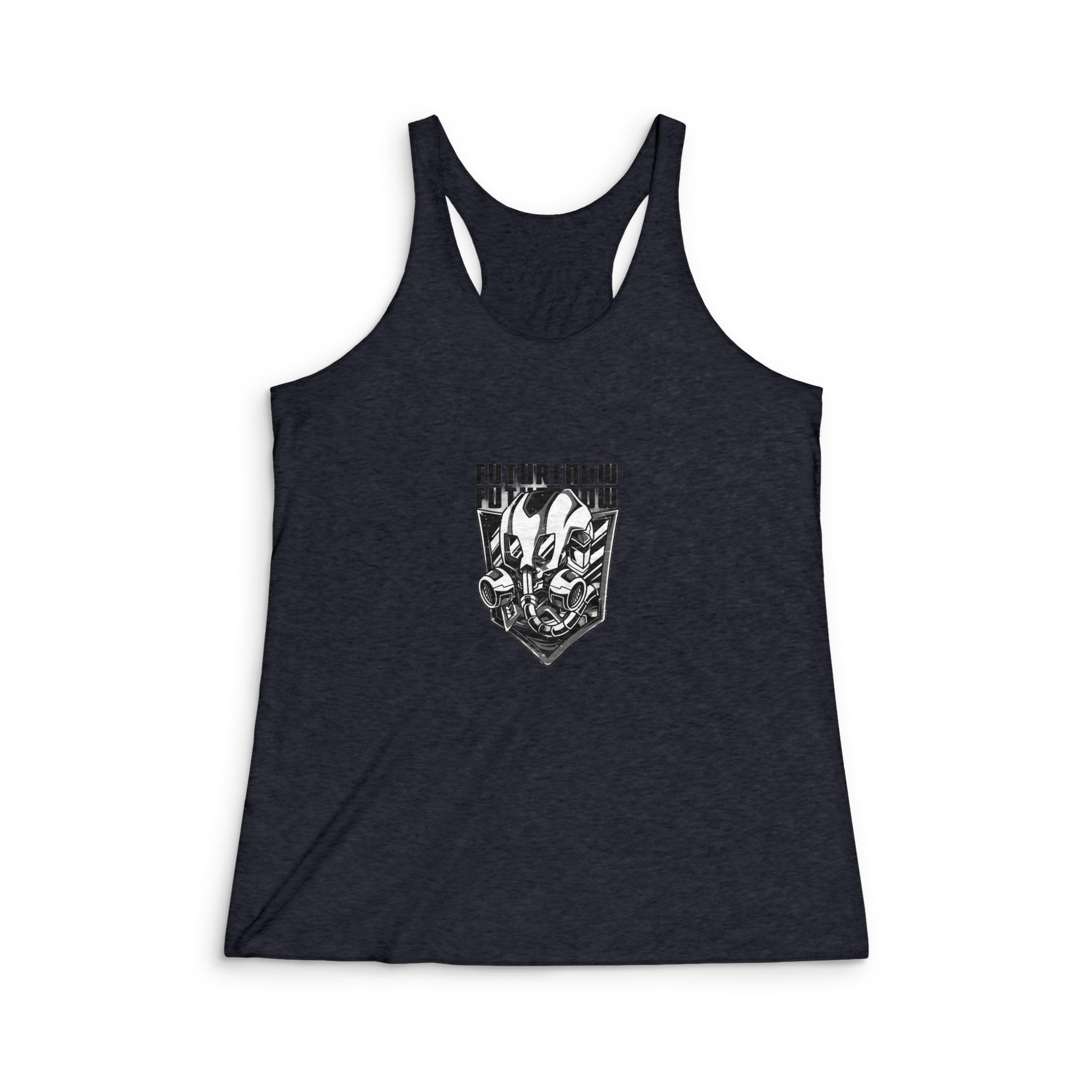 Futurenow Womens Tri Blend Racerback Tank - Image 2