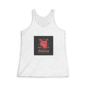 Hand Drawn Streetwear Illustration Womens Tri Blend Racerback Tank