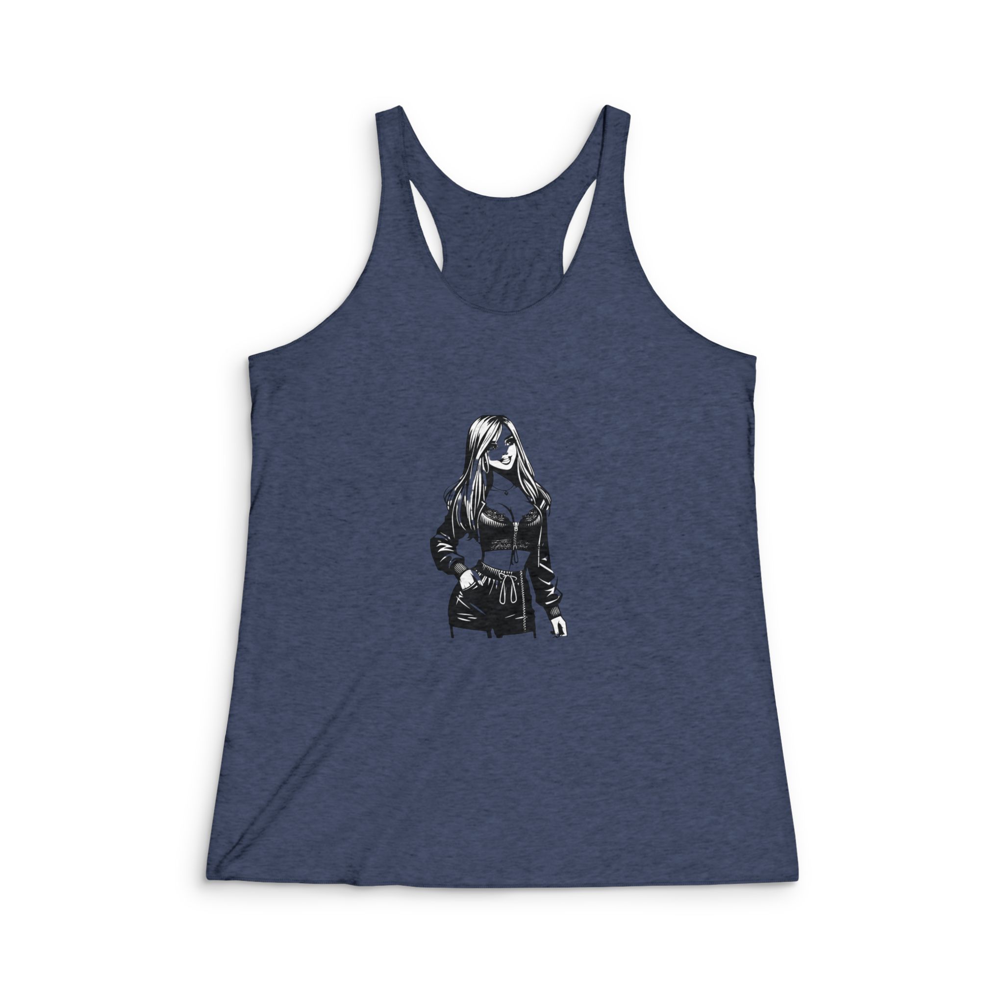 Original Design DF9827 Womens Tri Blend Racerback Tank - Image 3