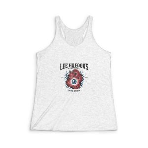 Lee Ho Fooks Restaurant Dragon Eye Womens Tri Blend Racerback Tank
