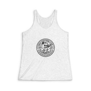 Golfer Logo Womens Tri Blend Racerback Tank